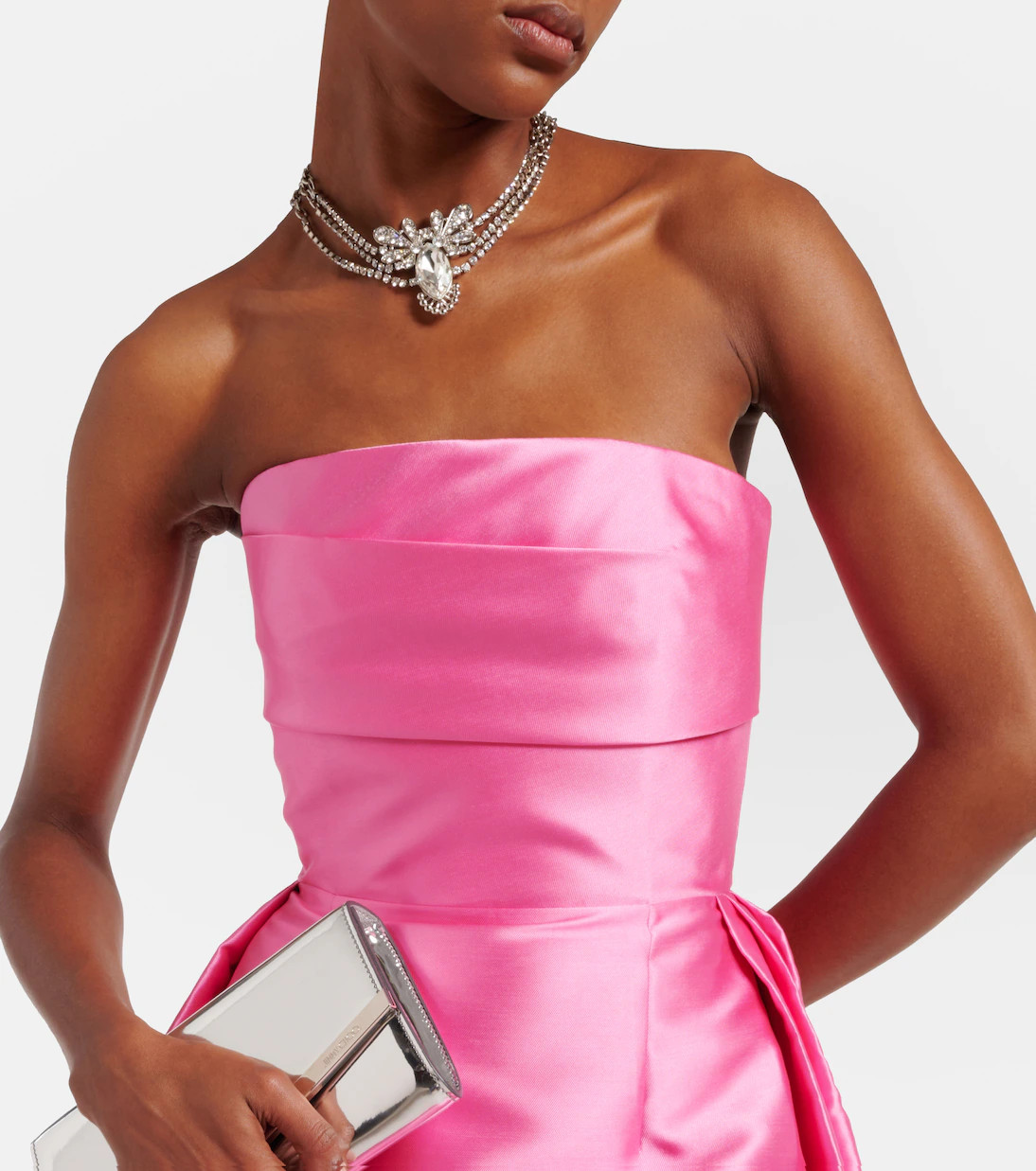 Strapless satin twill gown | Mytheresa (US/CA)