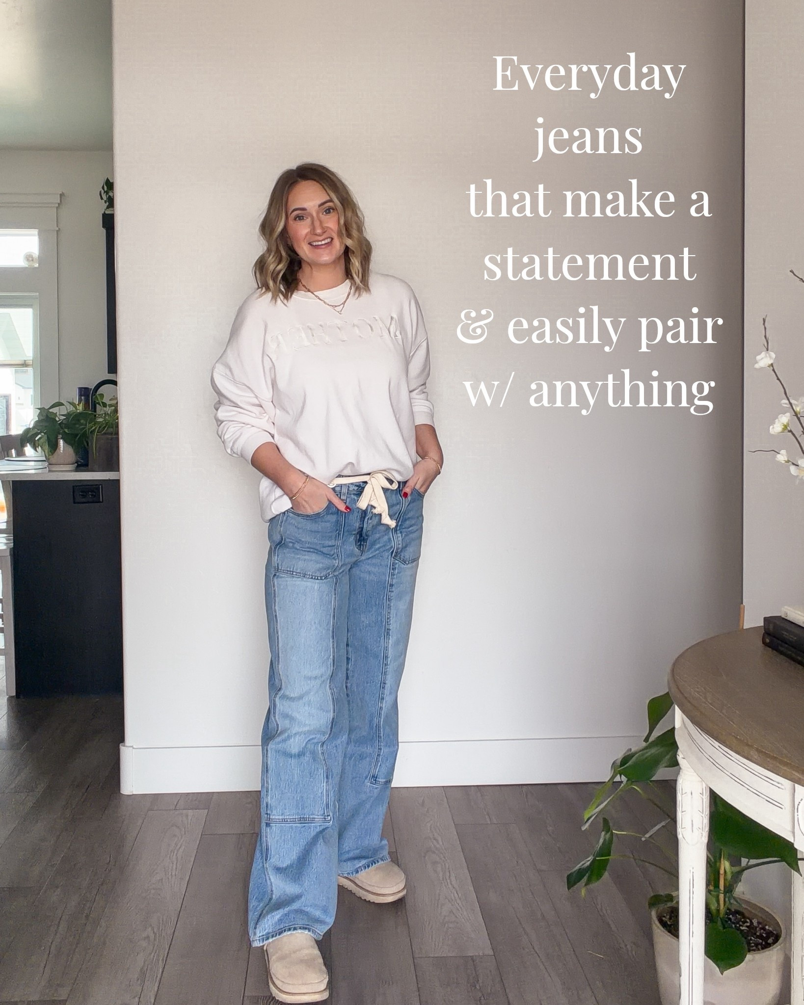 Who doesn’t love a good pair of jeans that you can throw together with anything, make a soft statement, and you can be comfortable?! 🙋🏼‍♀️🙋🏼‍♀️🙋🏼‍♀️ These are comfortably true to size. TALL GIRL APPROVED! And such good quality !

#LTKootd #LTKTall #LTKmomlife
