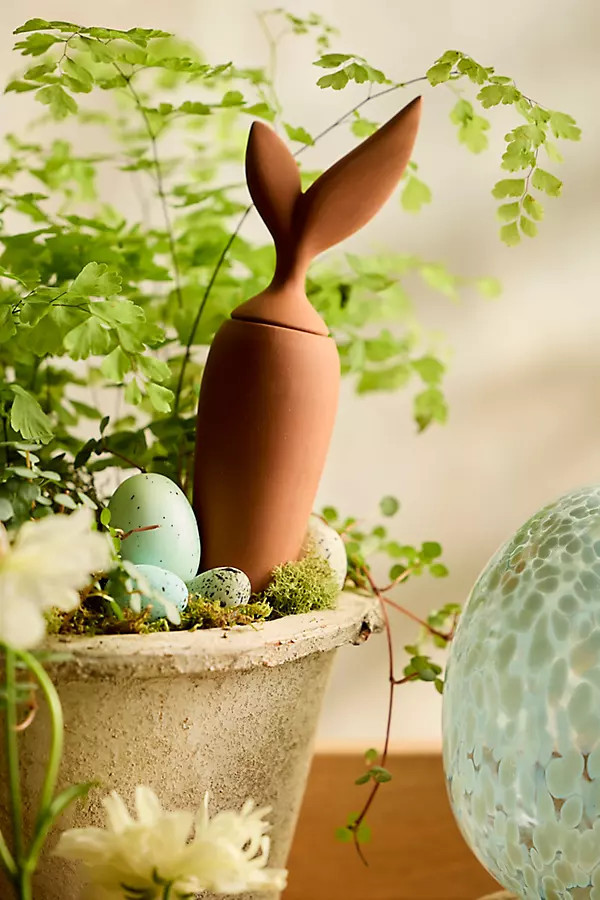 Carrot Terracotta Watering Spike in Brown, Size: 6" at Terrain | Terrain