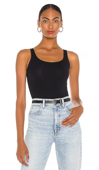 Len Tubular Tank in Black | Revolve Clothing (Global)