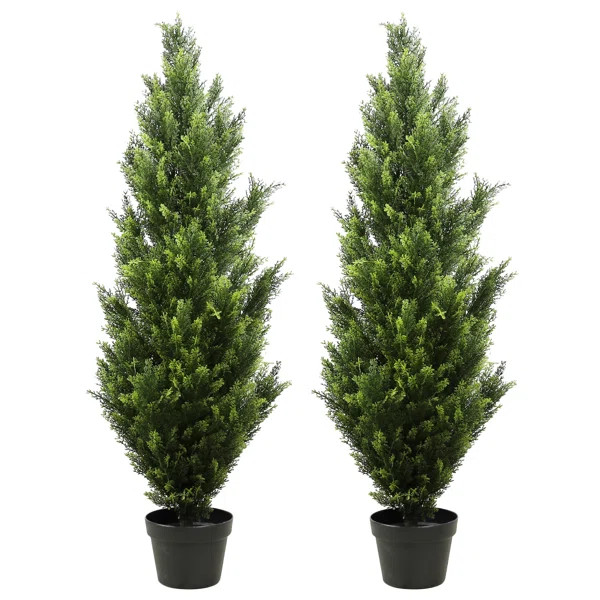 Topiarr Trees Faux Cedar Tree in Pot | Wayfair North America