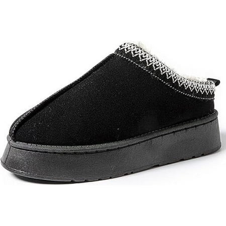 Women s Slippers Platform Mini Boots Short Ankle Boot Fur Fleece Lined Sneakers House slippers Anti-Slip Boot For Outdoor | Walmart (US)