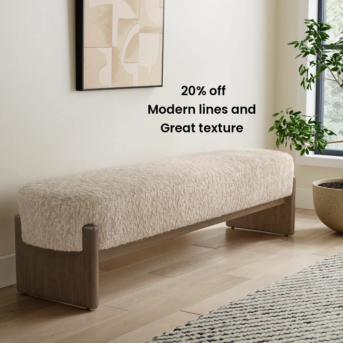 This bench immediately elevates any space! Now 30% off @Wayfair

#LTKHome #LTKSaleAlert