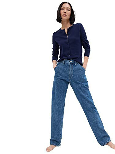 GAP Crewneck Cardigan Navy Uniform XS | Amazon (US)
