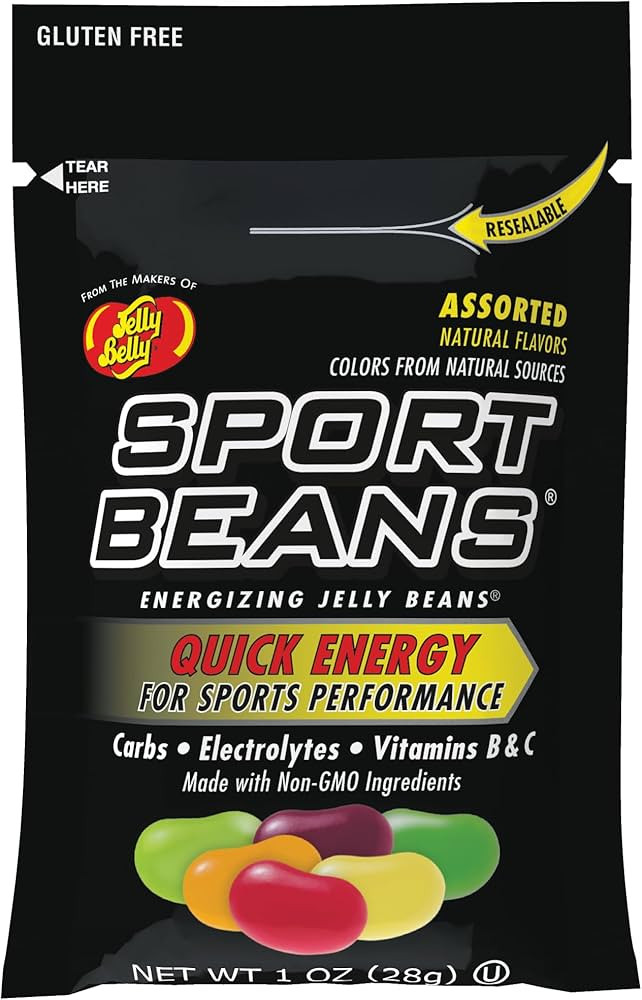 Jelly Belly Sport Beans - Energizing Jelly Beans - Assorted Flavors, Pack of 24 | Amazon (US)