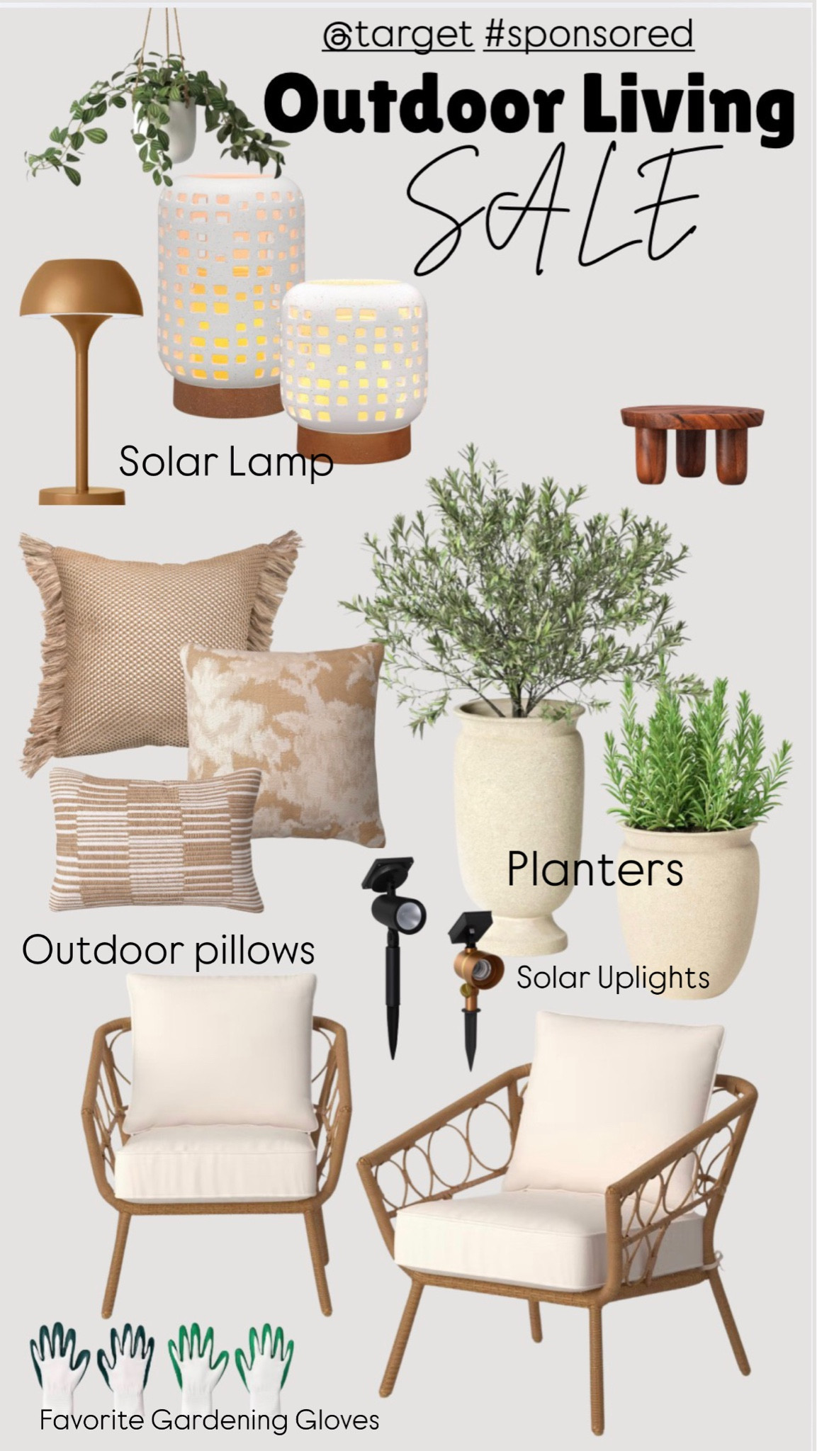 Outdoor Living Sale @Target 

Some items up to 40% off.

#sponsored #ad #targetsale

#LTKdayinmylife #LTKHome #LTKSaleAlert