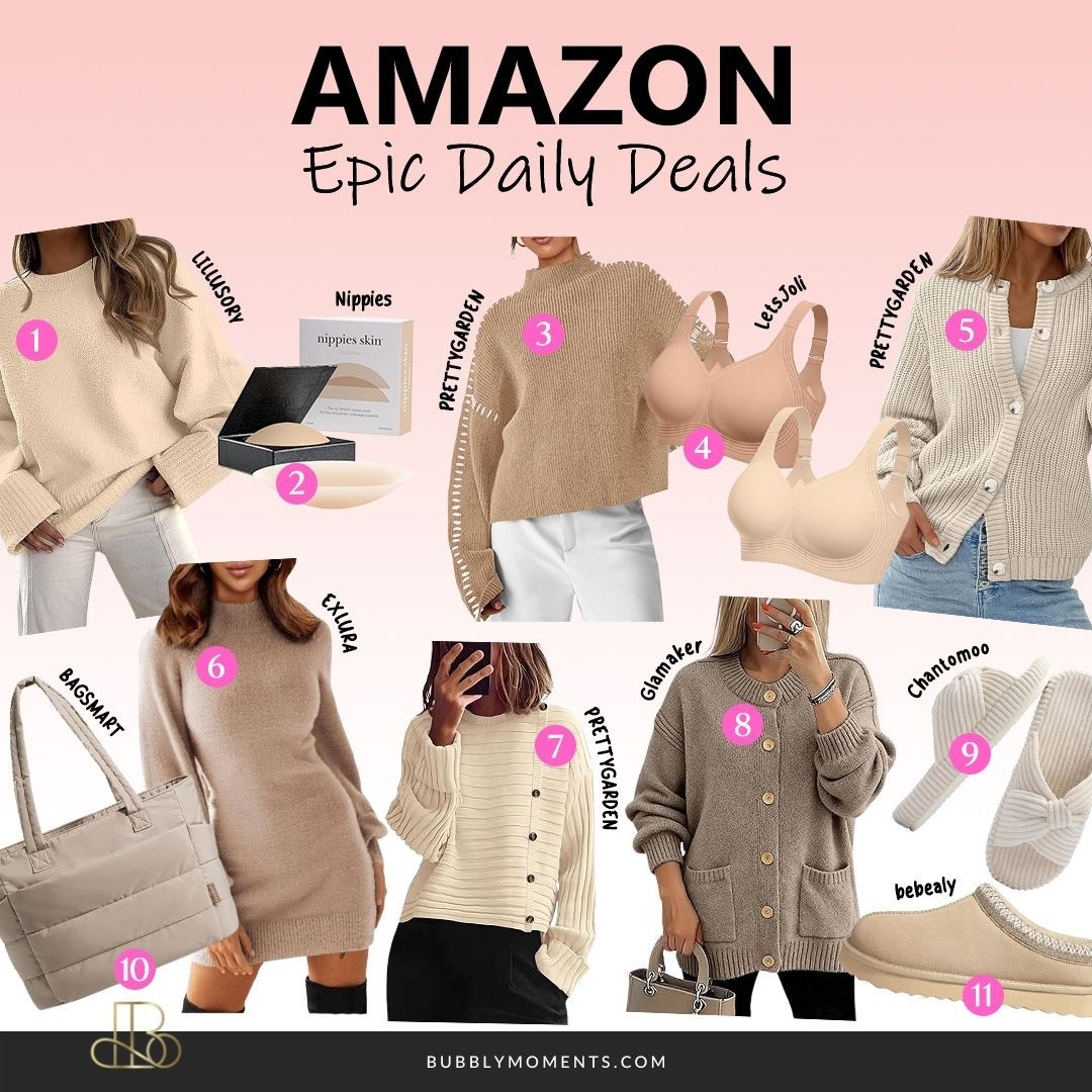 Today’s Women’s Epic Daily Deals are here and they are too good to scroll past. ✨ From everyday wardrobe staples to elevated must-haves you’ll reach for again and again, this curated Amazon find list is all about making daily style easy, comfortable, and effortlessly chic. Whether you’re refreshing your closet, upgrading your everyday essentials, or looking for versatile pieces that work from morning errands to casual nights out, these picks deliver style without the stress.
Think cozy loungewear, flattering basics, trendy accessories, beauty favorites, and practical finds every woman loves to keep on rotation. These are the kinds of pieces that sell out fast, so if something catches your eye, don’t wait too long. Save this post, tap to shop, and check back daily for new epic finds you won’t want to miss. Your future outfits will thank you. 💕
#LTKBeauty #LTKselfcare #LTKootd #EpicDailyDeals #AmazonFinds #WomenFinds #AmazonFashion #AmazonMustHaves #EverydayStyle #WomensFashion #TrendingNow #StyleInspo #ClosetEssentials #FashionFinds #OnlineShopping #ShopTheLook #CasualStyle #DailyOutfits #InfluencerFinds 

 
