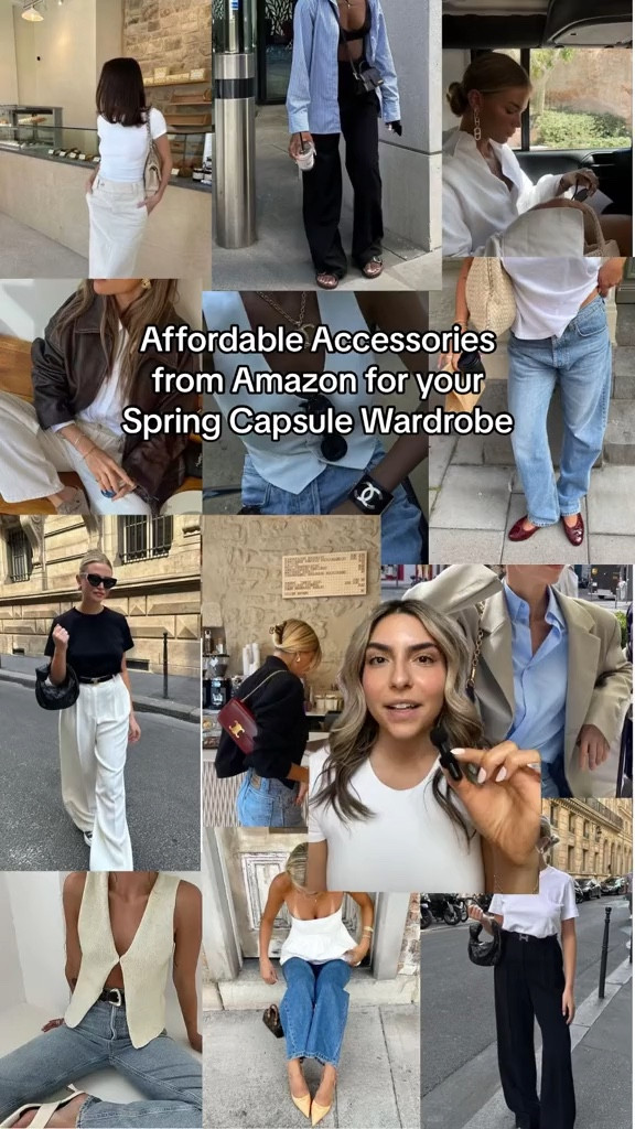 Spring Capsule Wardrobe accessories from amazon under $40! 

#LTKSeasonal #LTKfindsunder50 #LTKstyletip