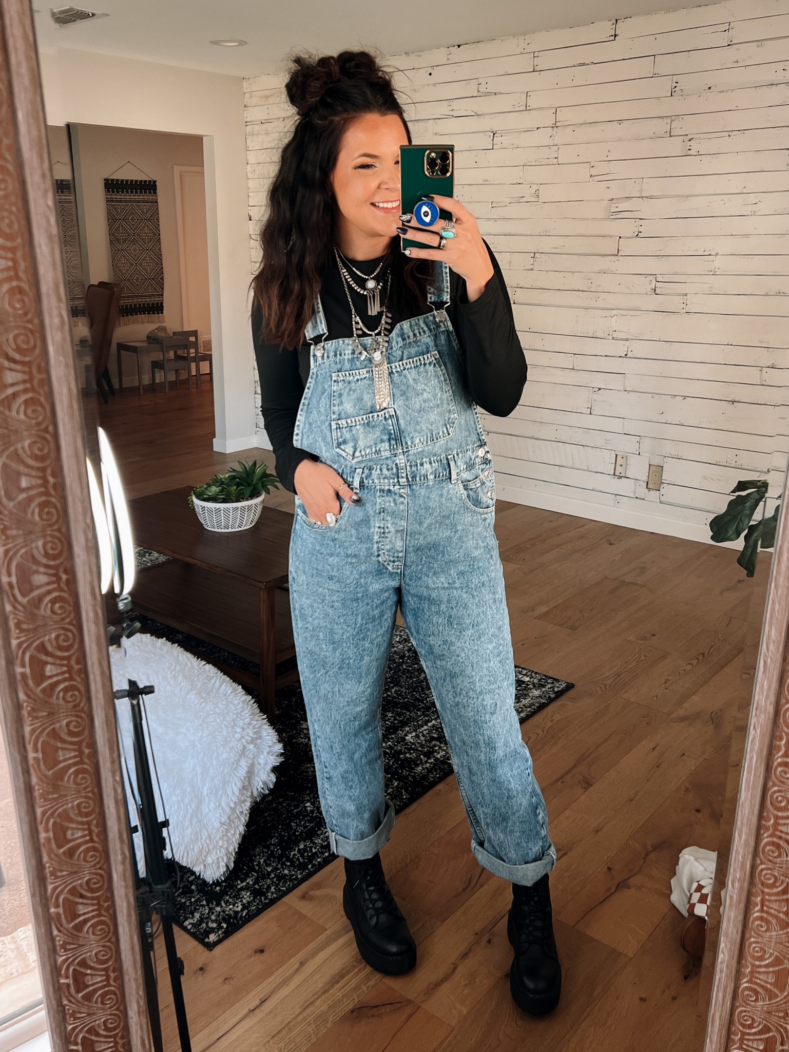 Festive Halloween look
Overalls: Large
Bodysuit: Xl
Boots: True to size


#LTKHalloween #LTKstyletip #LTKunder50