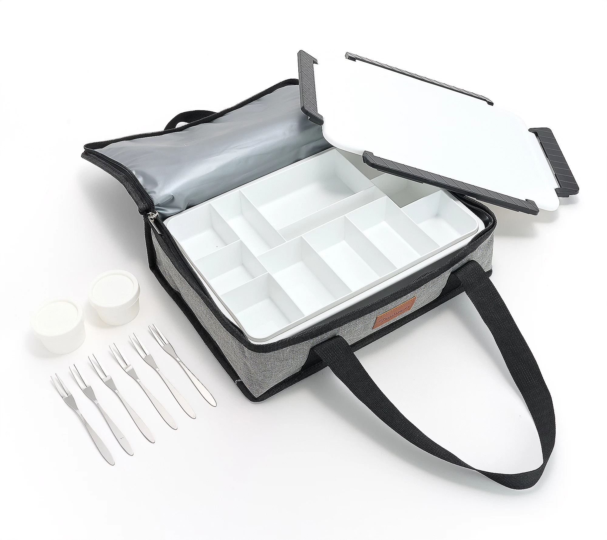Tendware Portable Snacklebox w/ Reusable Ice Pack & Carrier | QVC