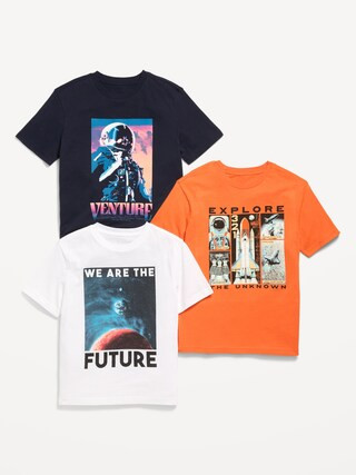 Short-Sleeve Graphic T-Shirt 3-Pack for Boys | Old Navy | Old Navy (US)