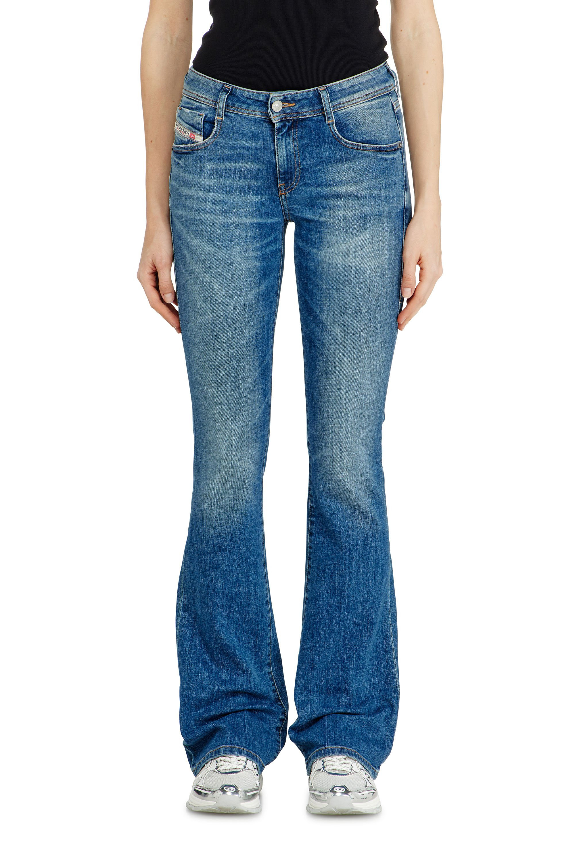 Diesel - Bootcut Jeans Low Waist 1969 D-Ebbey - Jeans - Woman - Blue | Diesel US