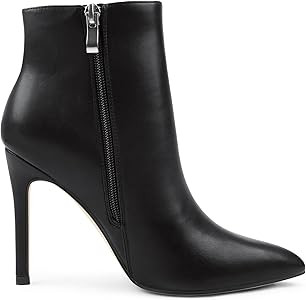 Ankle Boots for Women Stiletto High Heel Pointed Toe Boots with Zipper | Amazon (US)