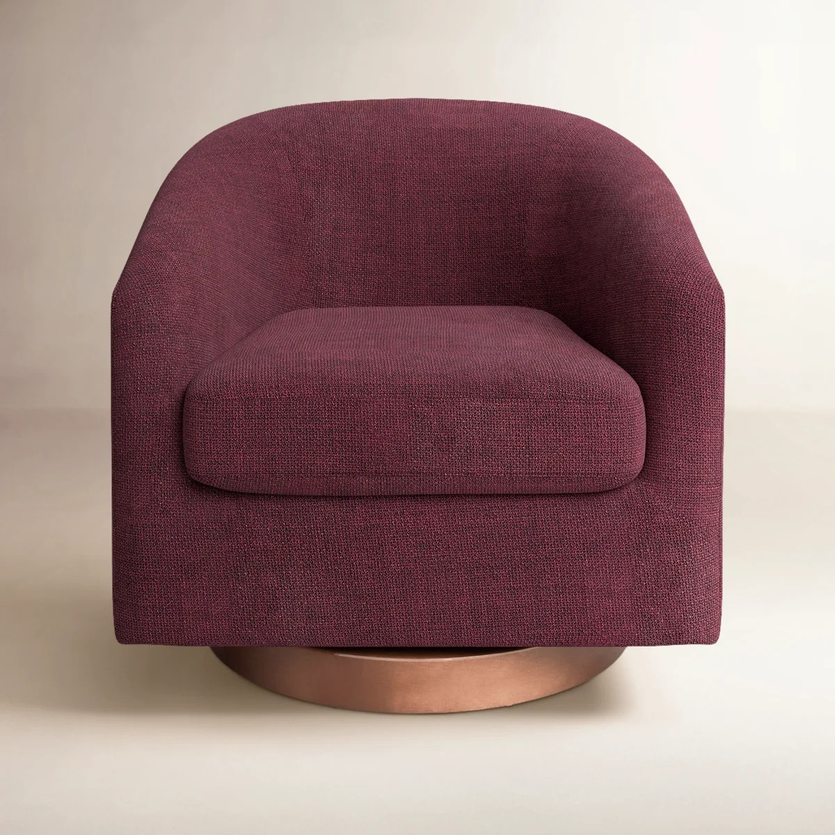 Bennett Upholstered Swivel Barrel Chair | Wayfair North America