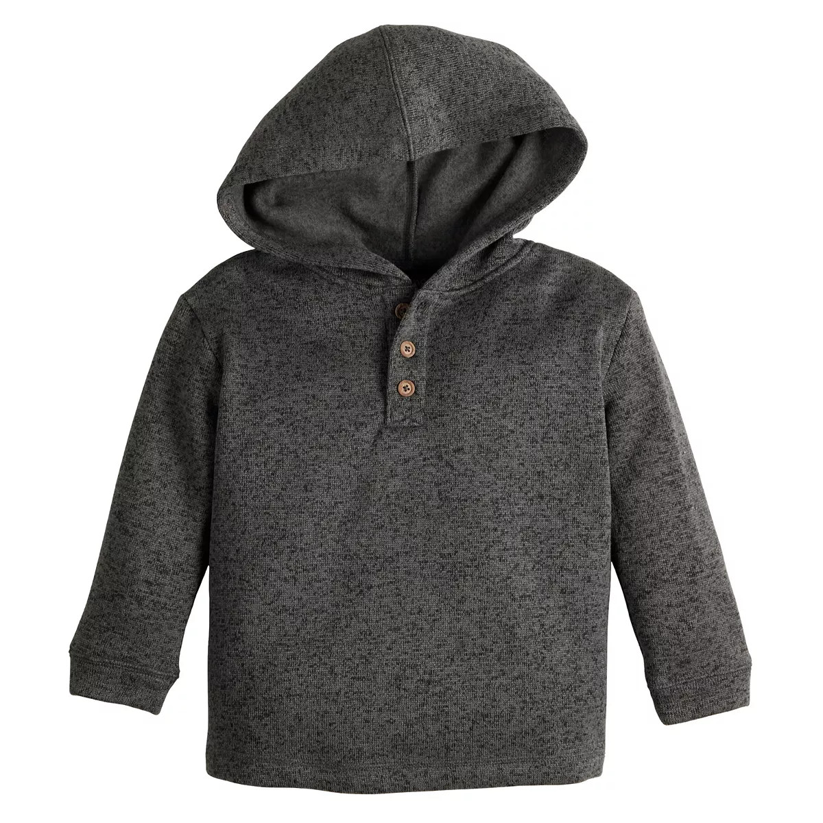 Baby and Toddler Boy Jumping Beans® Hooded Henley Top | Kohl's