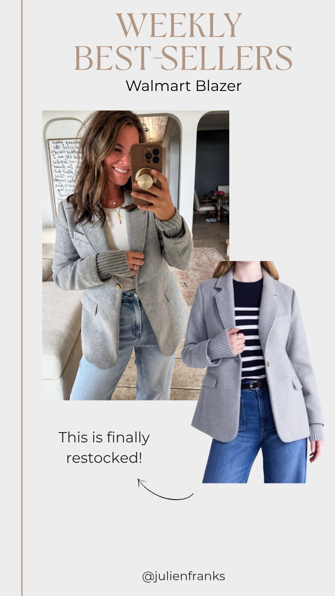 This Walmart blazer looks so expensive! Reminds me of Jcrew but more affordable!

#LTKootd #LTKgrwm #LTKWorkwear