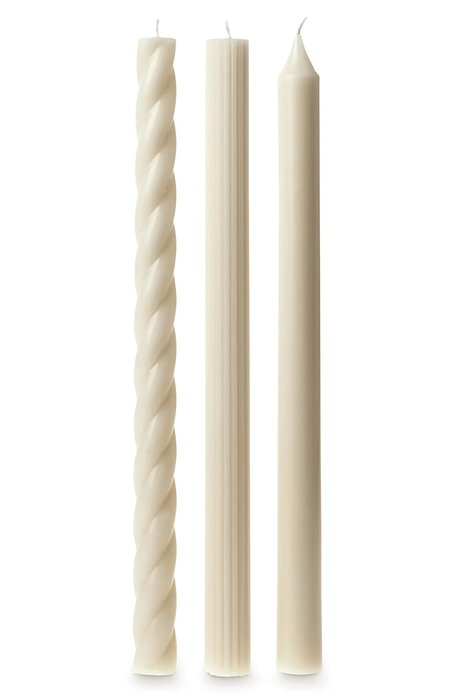 Assorted 3-Pack Taper Candles | Nordstrom