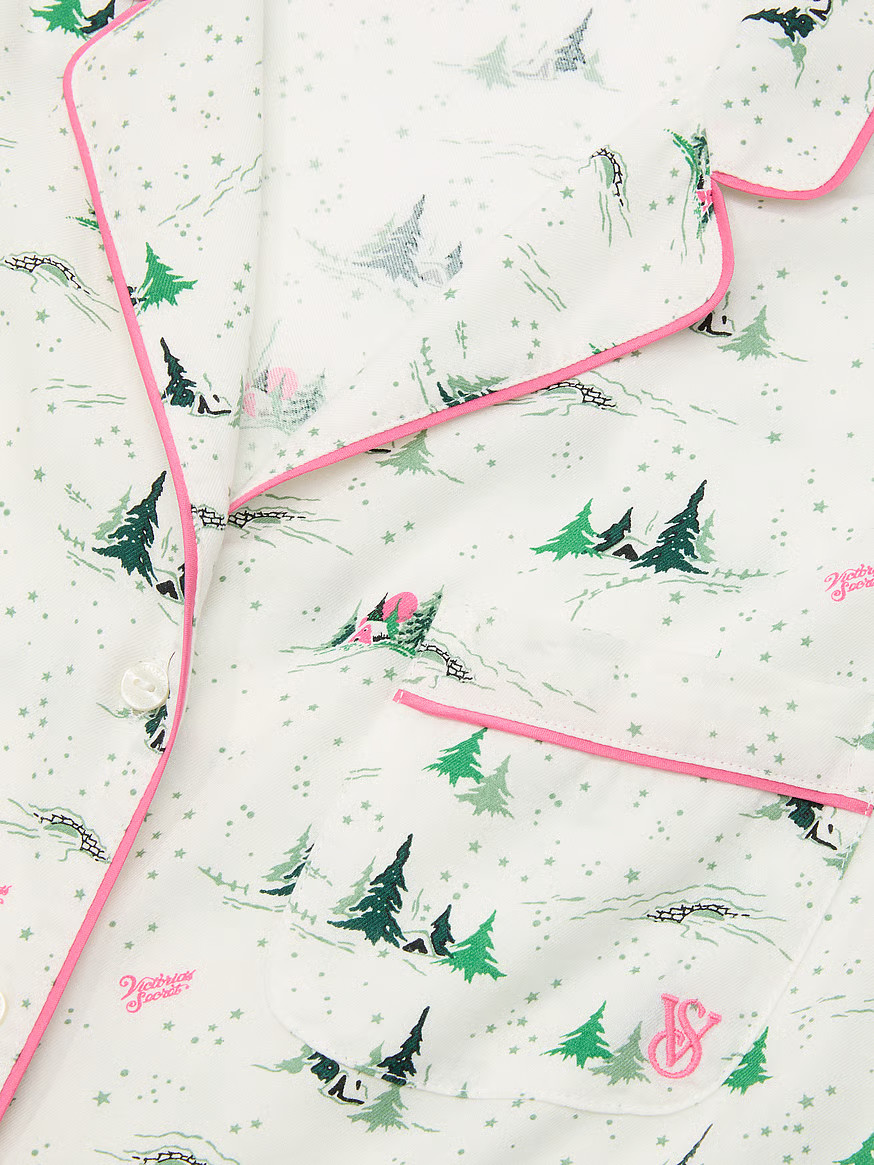 Buy Flannel Short Pajama Set, Red Lacquer/Rose Garden Yd Plaid - Order Pajamas Sets online - Vict... | Victoria's Secret (US / CA )