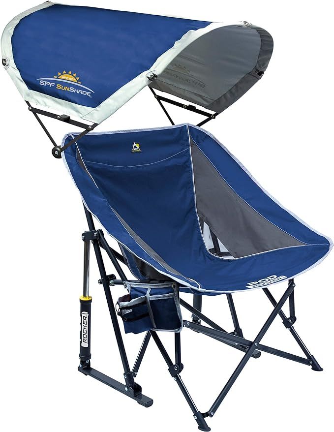 GCI Outdoor Pod Rocker with SunShade Rocking Beach Chair | Amazon (US)