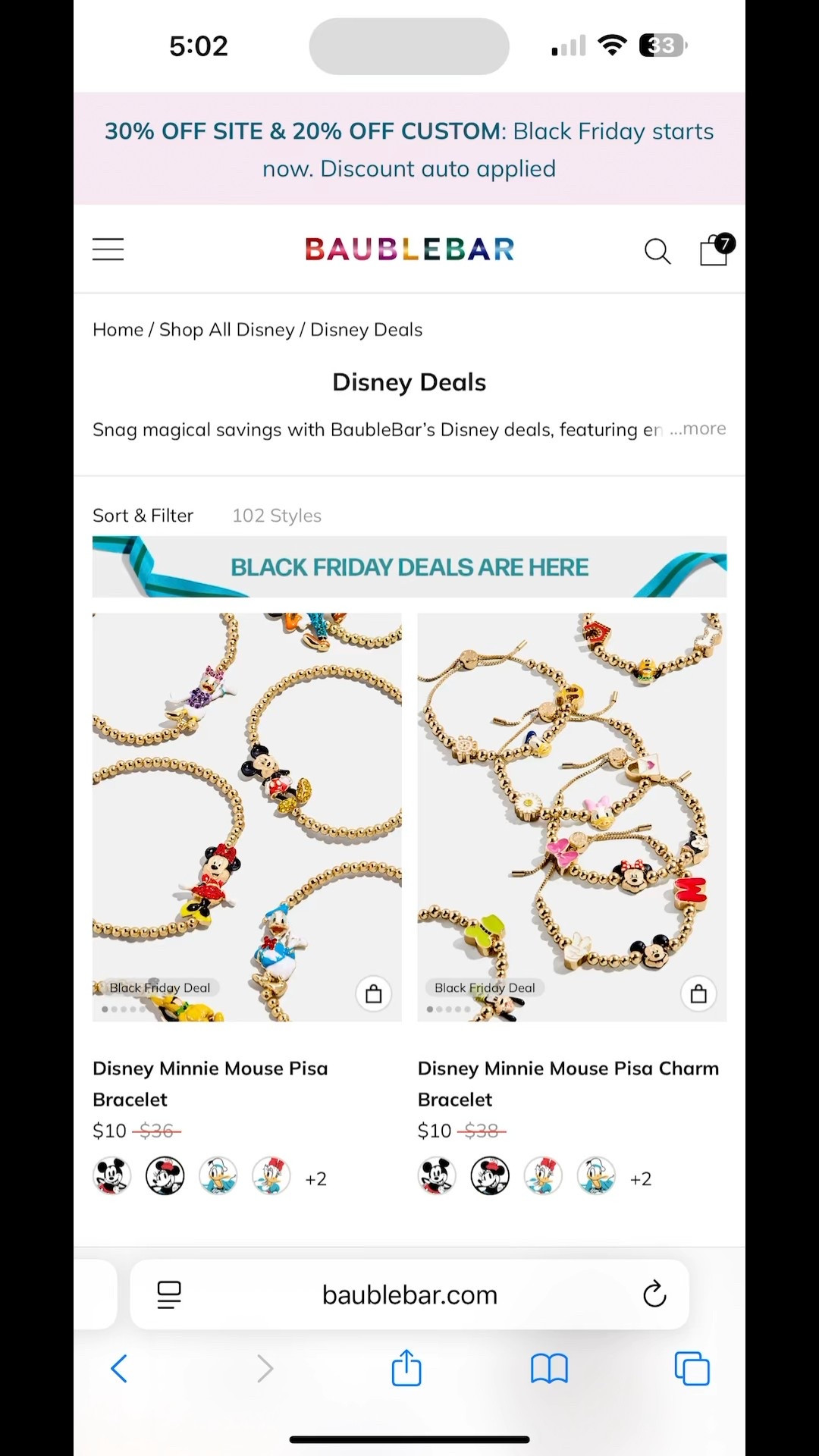 $10 Baublebar bracelets for Black Friday and a bunch of final sale! 

#LTKdayinmylife #LTKHoliday #LTKCyberWeek