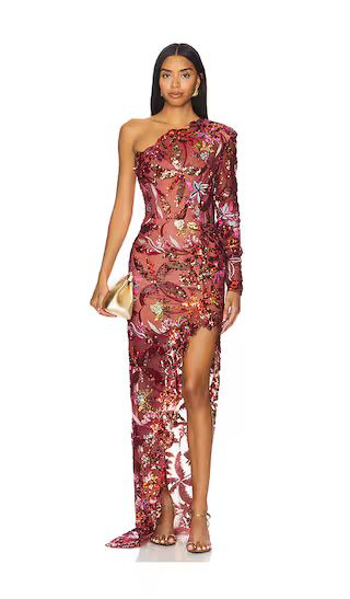 Tokyo Maxi Dress in Red Multi | Revolve Clothing (Global)