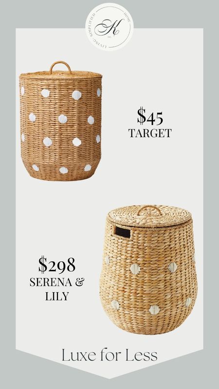 Luxe for Less: Organize in style with this natural hamper from Target, a fabulous find similar to Serena & Lily's! 🧺✨ #LuxeForLess #NaturalHamper #TargetFinds #SerenaAndLilyInspired #ChicAndAffordable #HomeOrganization #StyleSteal #HamperLove #HomeDecor



#LTKhome
