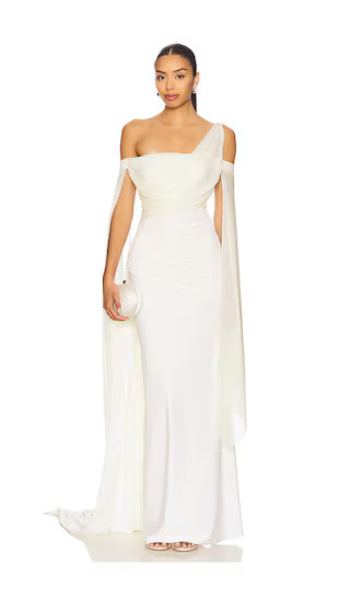 Cynthia Dress in Off White | Revolve Clothing (Global)