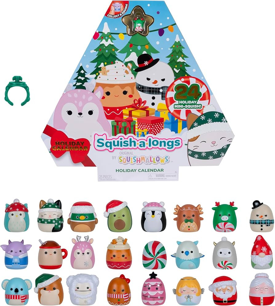 Squish-a-longs Holiday Countdown Calendar – Includes 24 Mini-Squish (Wave 3) | Amazon (US)