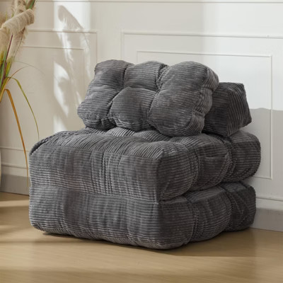Garvee Convertible Folding Sofa Bed Chair, Sleeper Floor Lounge with Back Support, Pillow and Foldable Mattress, 1-Pack | Target