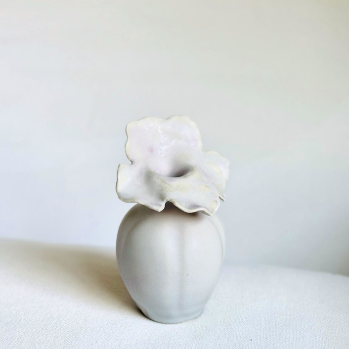 Floral Fluted Bud Vase Vases | Minted