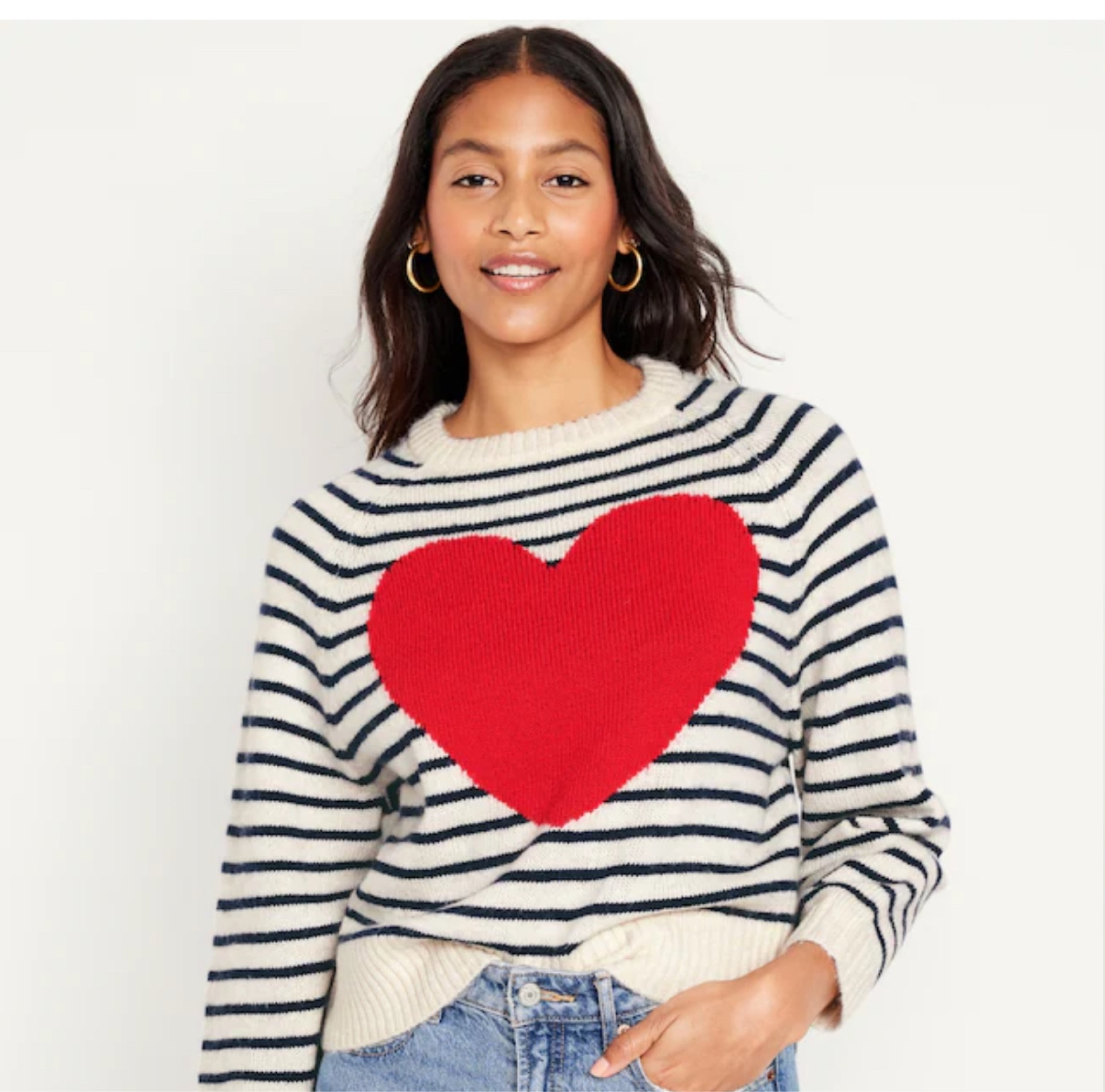 #stripesweater #heartsweater only 26.99 #sizeinclusive #valentinesday #heart #sweater #sale #under30

#LTKfindsunder50 #LTKsalealert #LTKstyletip