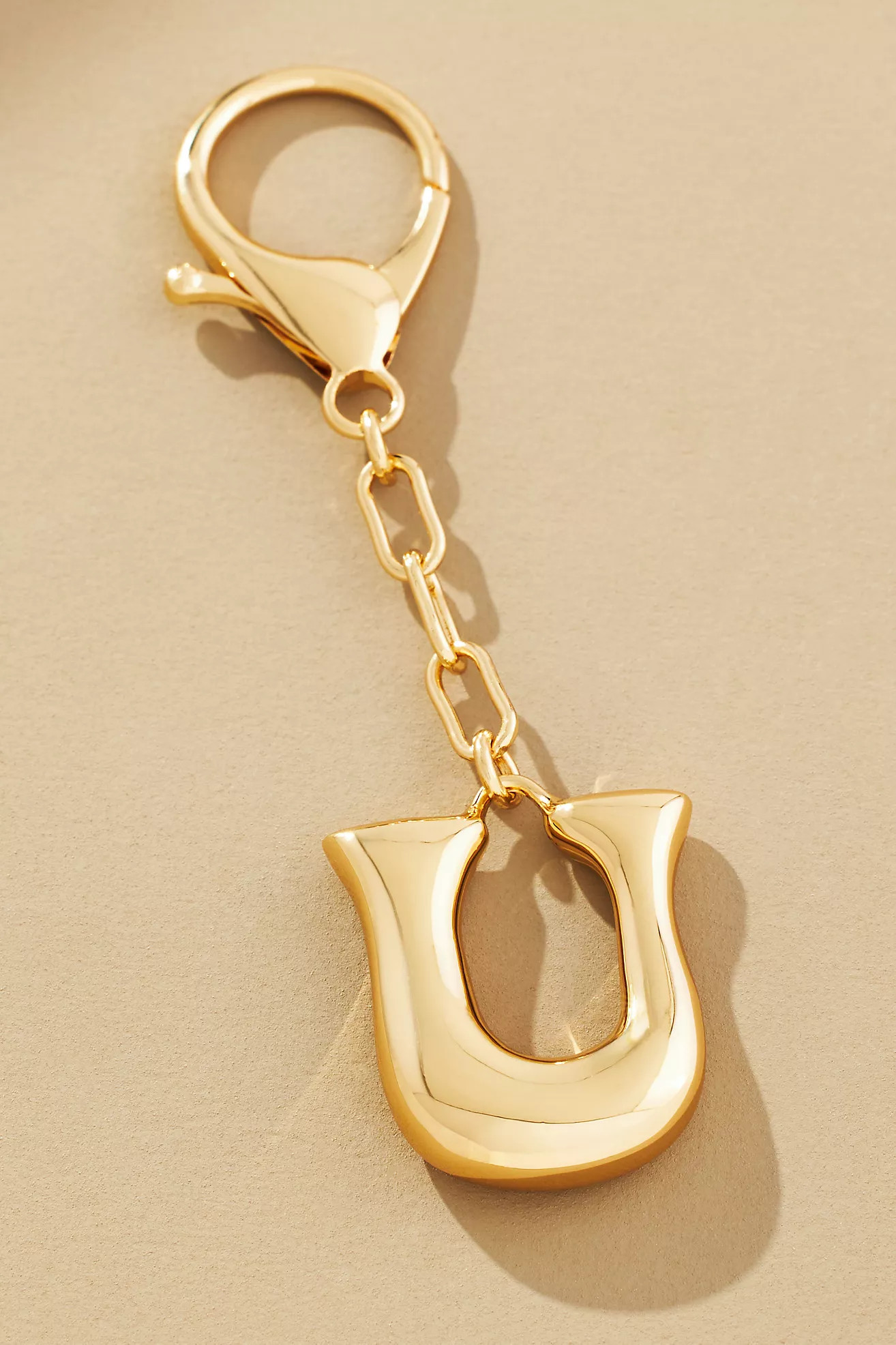 Bubble Letter Monogram Bag Charm | Anthropologie (US)