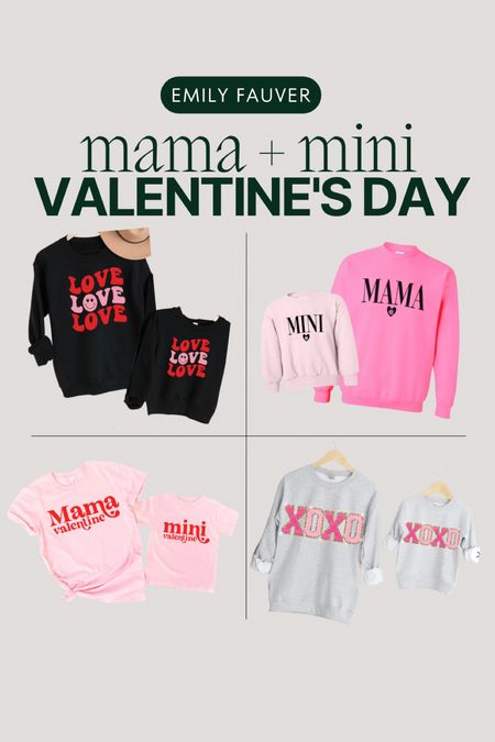 mama + mini Valentine’s Day shirts ❤️💗 

#LTKkids #LTKSeasonal #LTKfamily
