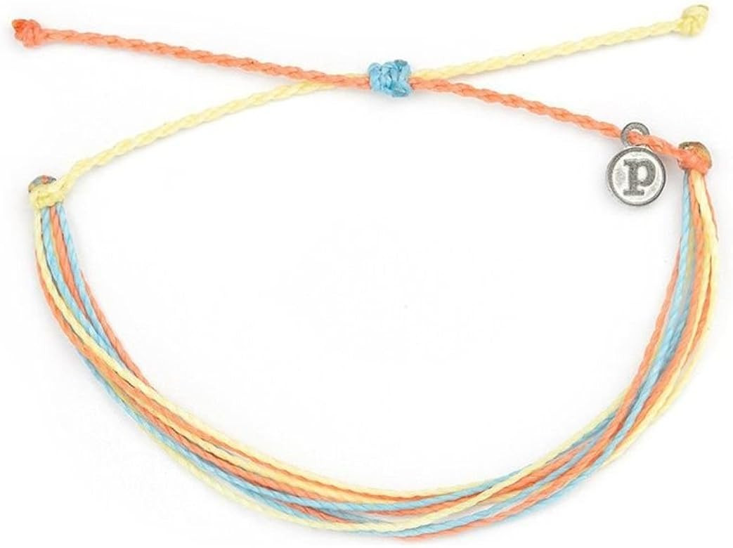 Pura Vida Anklet 100% Waterproof, Wax-Coated With Iron-Coated Copper Charm | Amazon (US)
