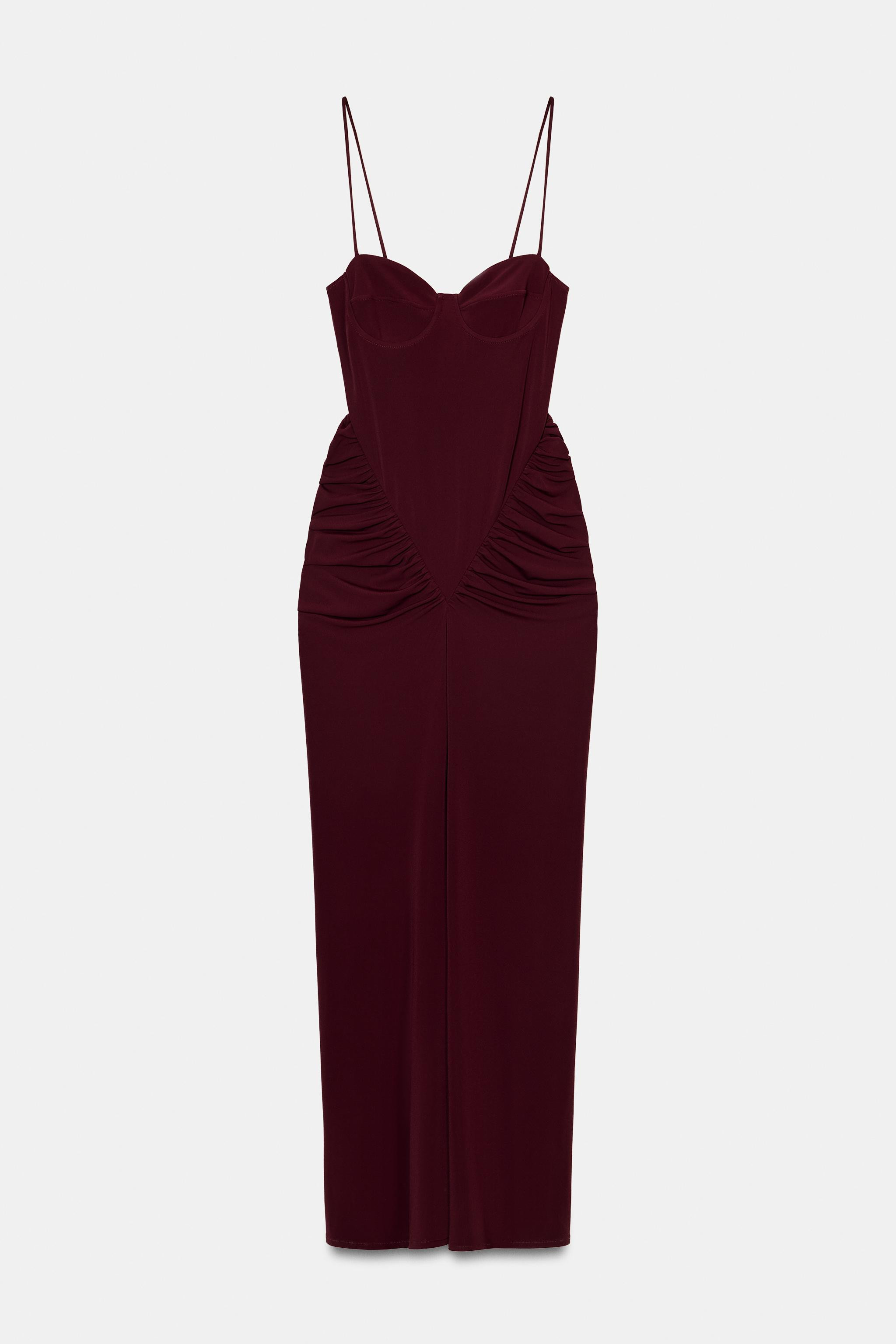 DRAPED CORSETRY-INSPIRED DRESS | Zara UK