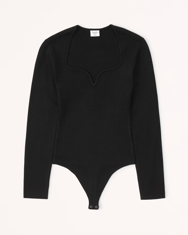 Drama Sweetheart Sweater Bodysuit | Abercrombie & Fitch (US)