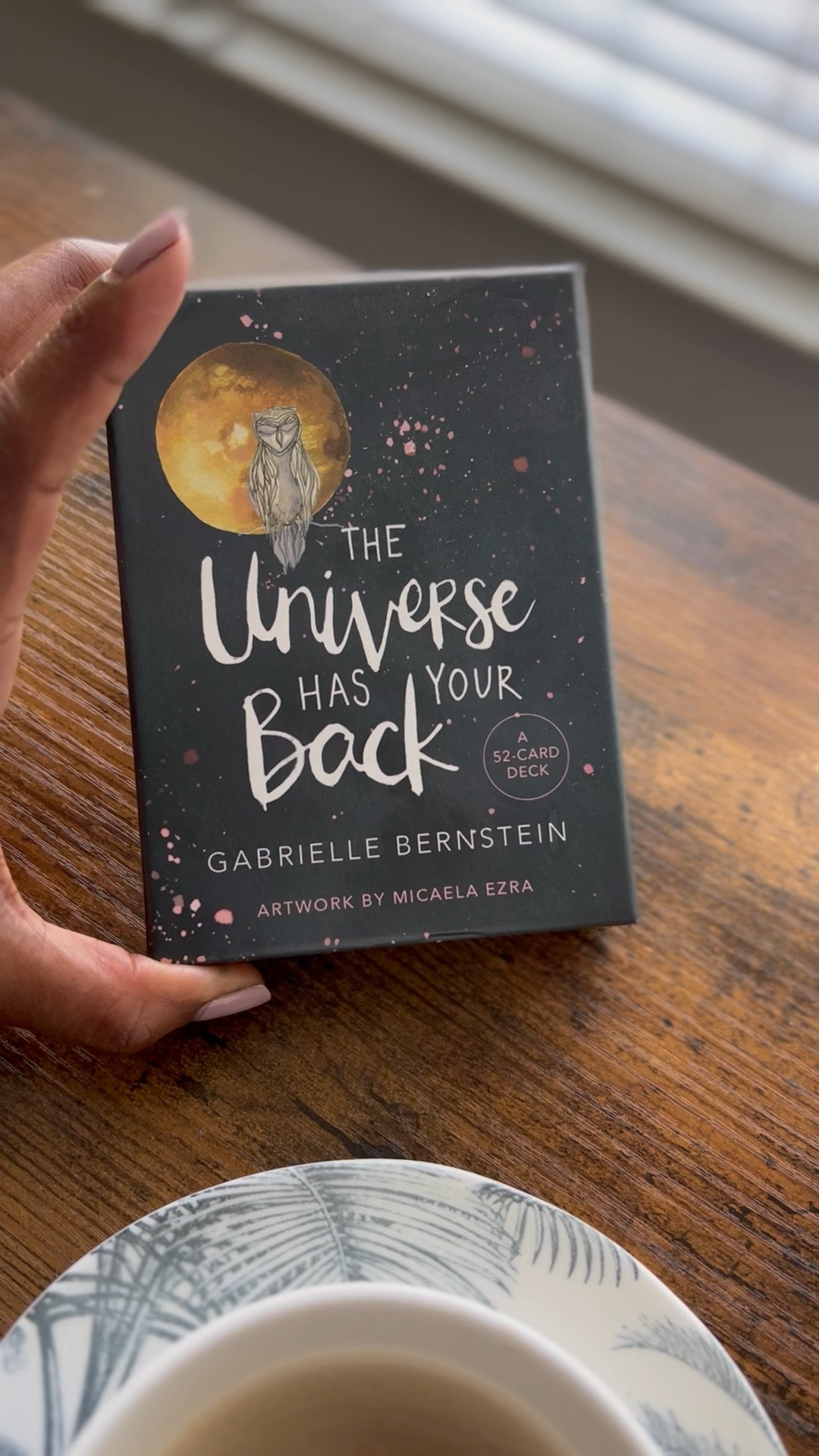 Cutest gift ever from my sister!! She knew I had been a bit stressed and down lately and got this as a surprise gift! The deck has such beautiful words that really just sooth the soul ❤️ #mentalhealth #positiveenergy #manifestenergy #abundance #quotes #selfcare

#LTKGiftGuide #LTKunder50