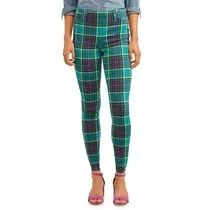 Time and Tru Women's Soft Knit Print Jeggings | Walmart (US)