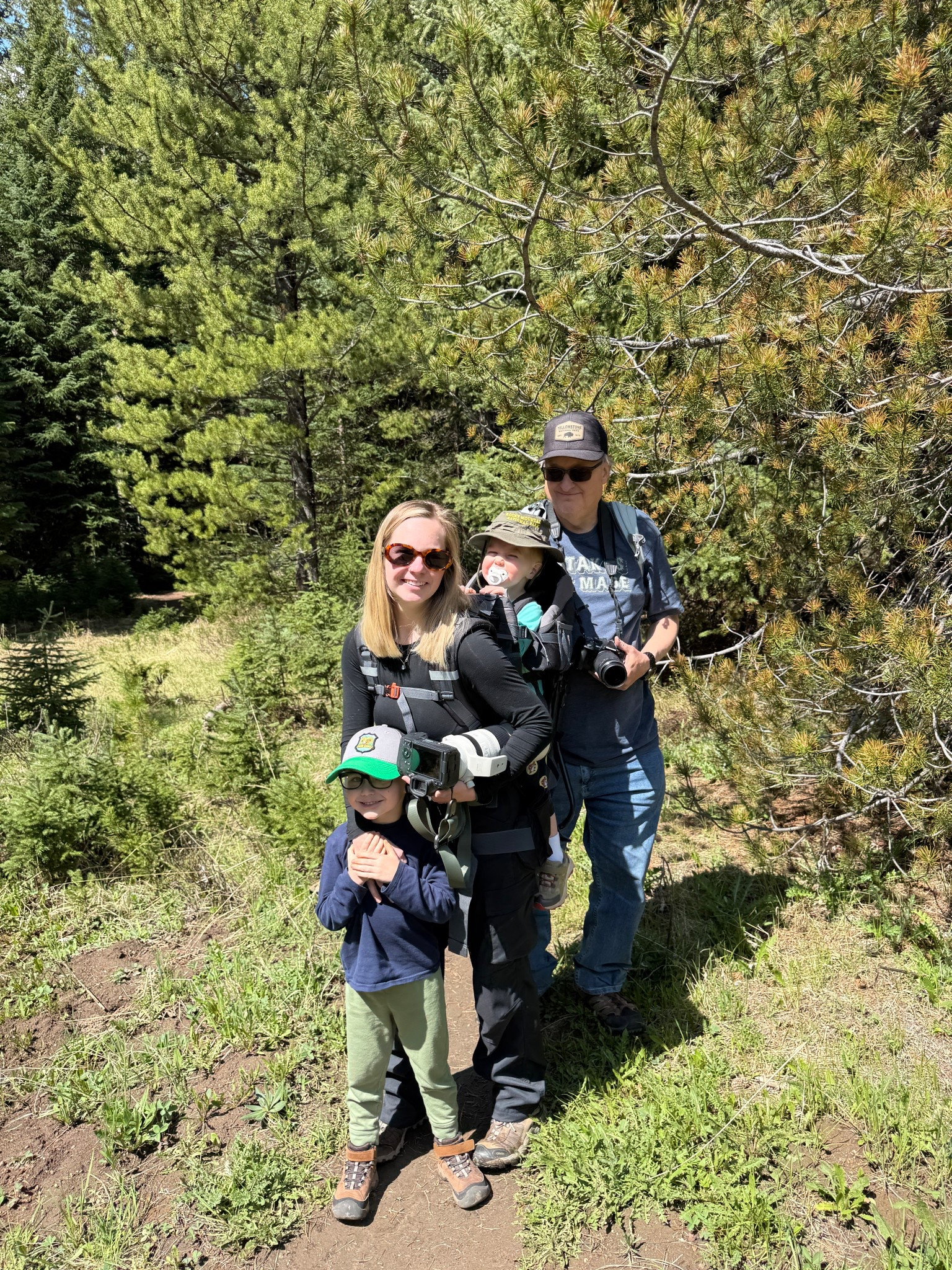 Hiking with littles isn’t always easy, but it’s always worth it 🌲✨
We tested out some of our favorite outdoor gear on this trip—from kid carriers to comfy boots—and it made all the difference. Linked everything we used for this trail day on my LTK! 👇

#FamilyAdventure #LTKfamily #OutdoorGear #HikingWithKids #LTKSummer #LTKTravel