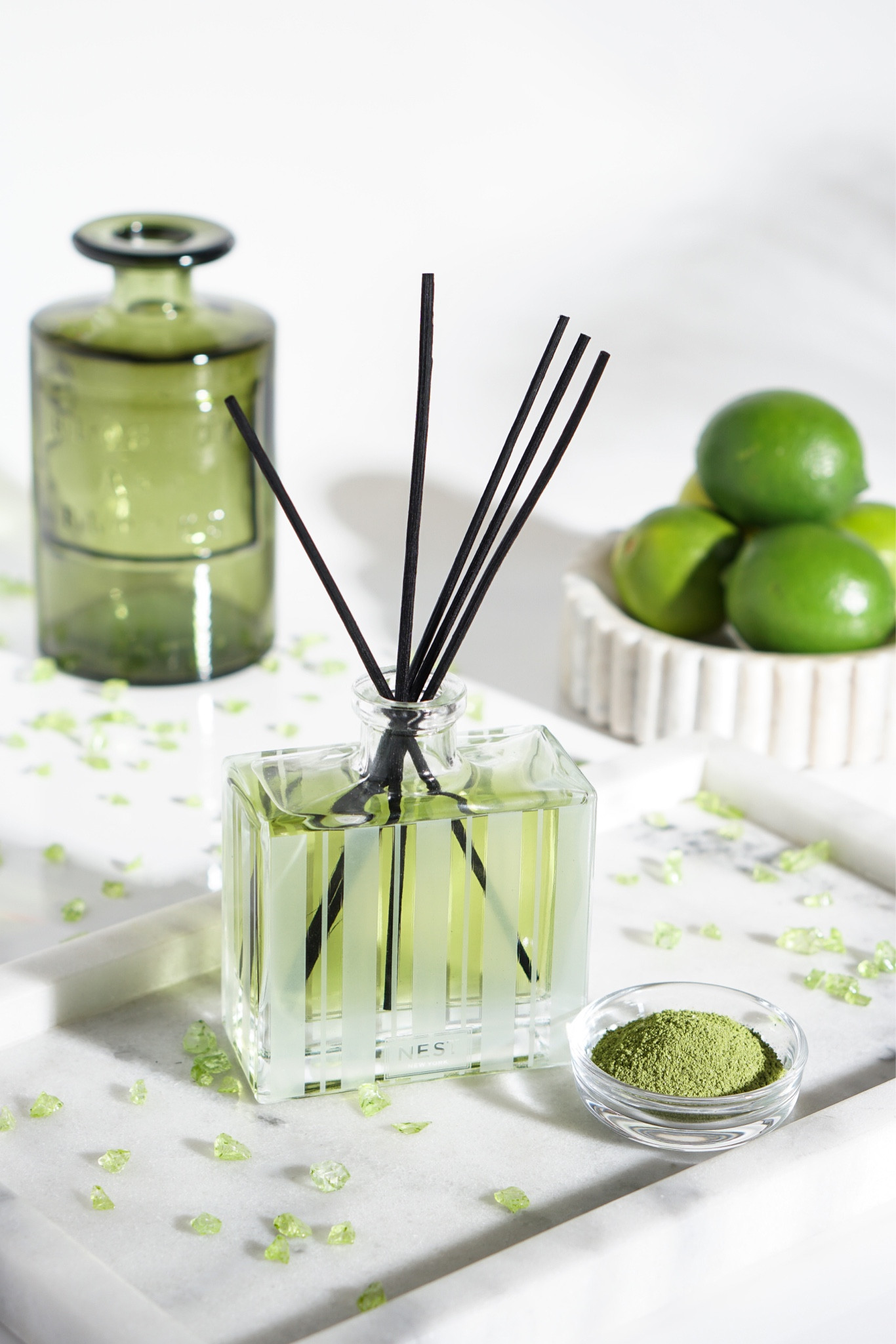 Get this beautiful #reeddiffuser #marbledish #bowlfiller #apothecary #budvase #vase #marbletray

#LTKGiftGuide 

#LTKhome #LTKFind