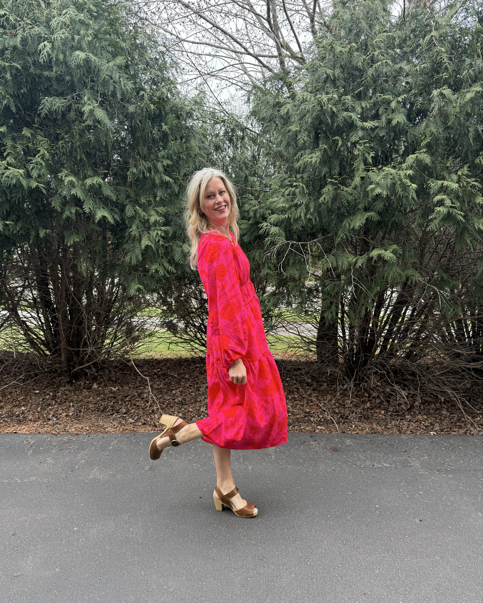 Colorful dress meets stylish + comfort heels! 

#LTKStyleTip #LTKOver40 #LTKShoeCrush