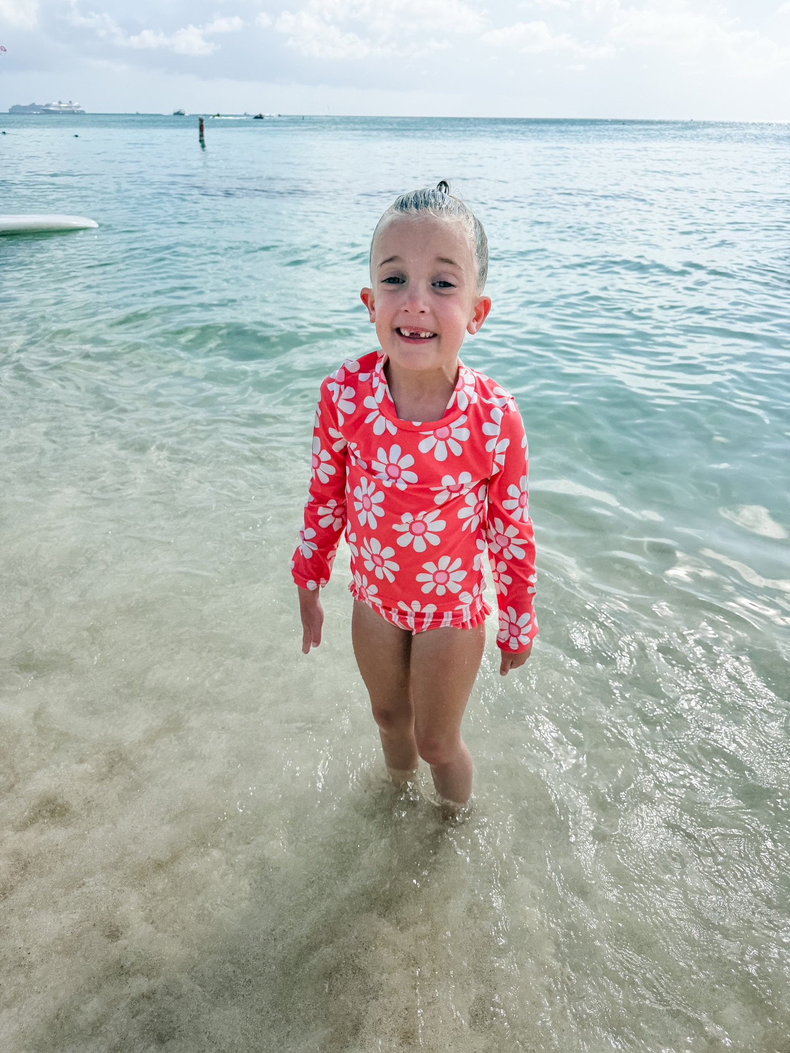 Cutest girls rashguard suit! 🌺 

#LTKSwim #LTKTravel #LTKKids