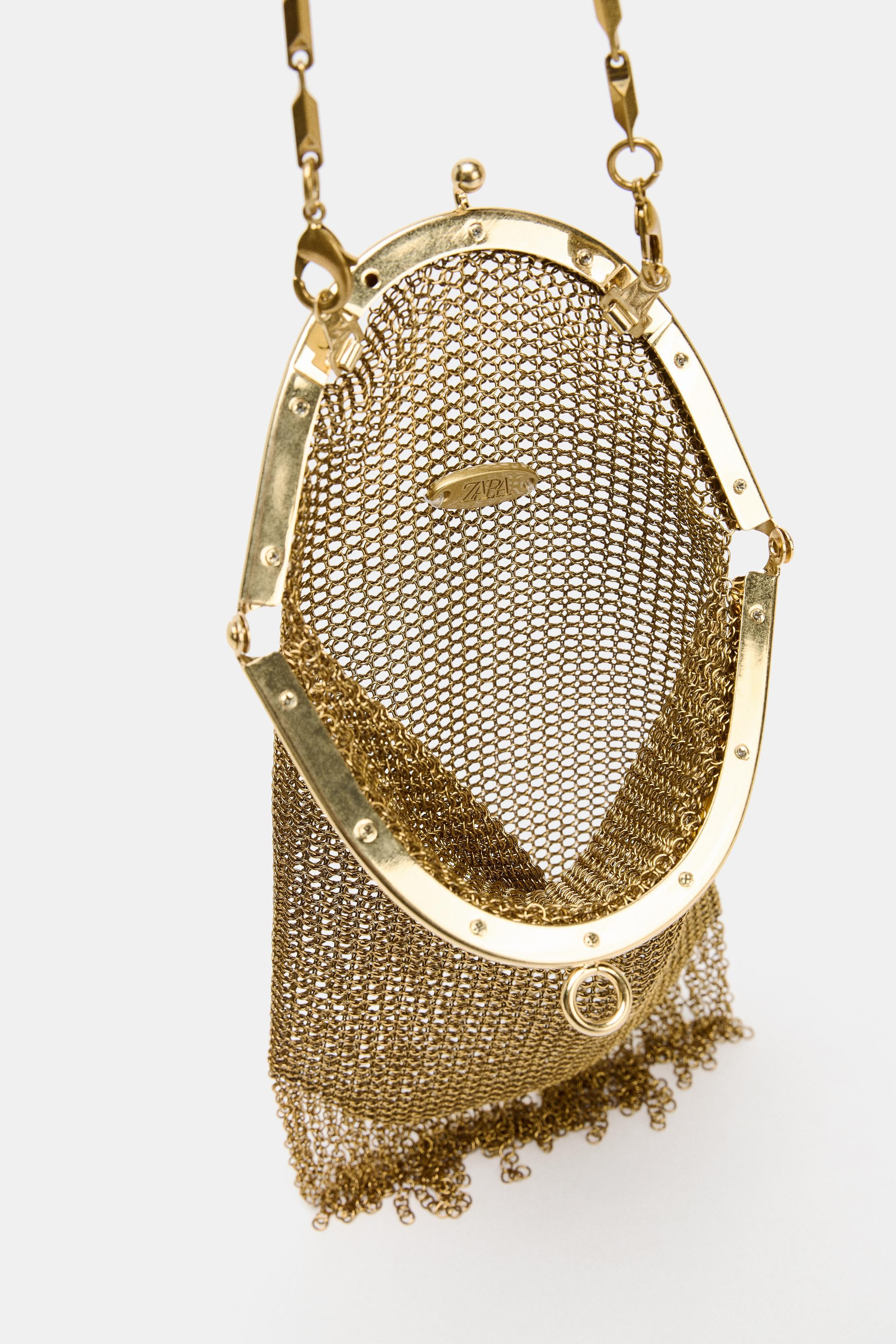 METAL MESH MINI BAG | Zara US