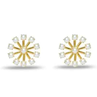 Lele Sadoughi Pearl Pinwheel Button Earrings. Retail $165  | eBay | eBay US