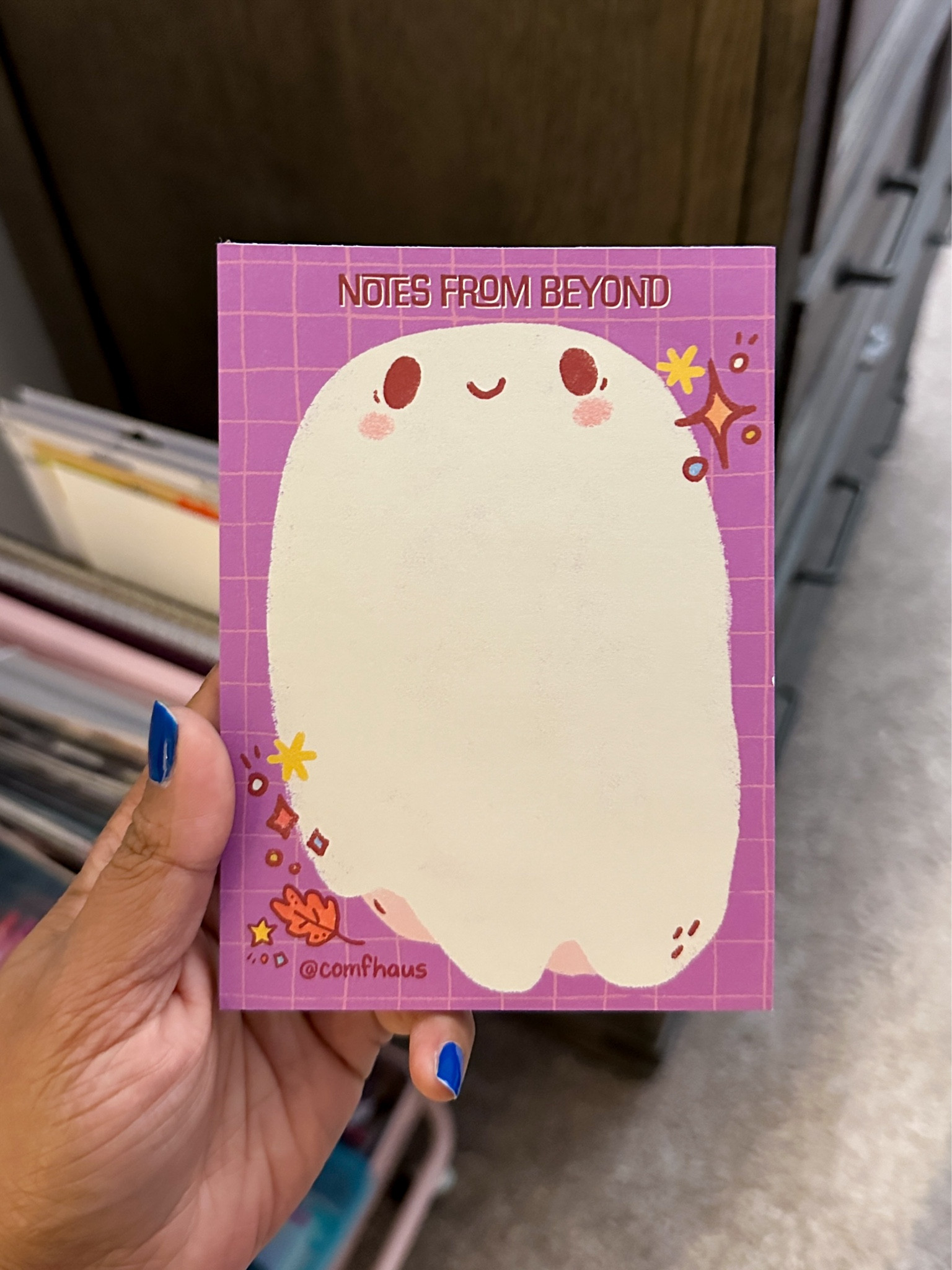 Added this notepad to my spooky stationery collection! This artist made the cutest ghost notepad - going to use this a ton! 👻

#LTKFindsUnder50 #LTKHome #LTKSeasonal