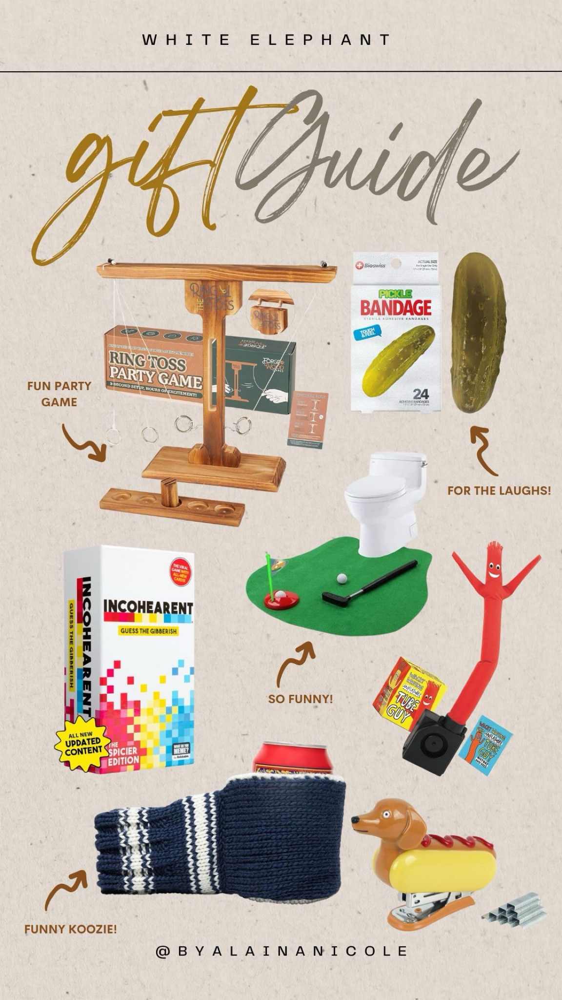 White elephant gift guide from Amazon! Christmas, gift guide, holiday.

#LTKFindsUnder50 #LTKGiftGuide #LTKHoliday