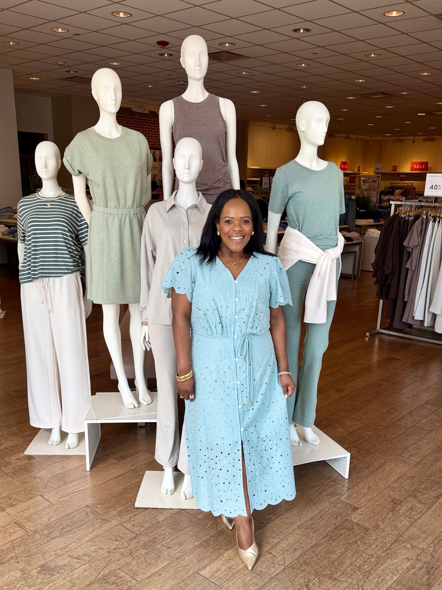 Easter dress option from LOFT! True to size fit. 🩵

#LTKPetite #LTKgrwm #LTKootd