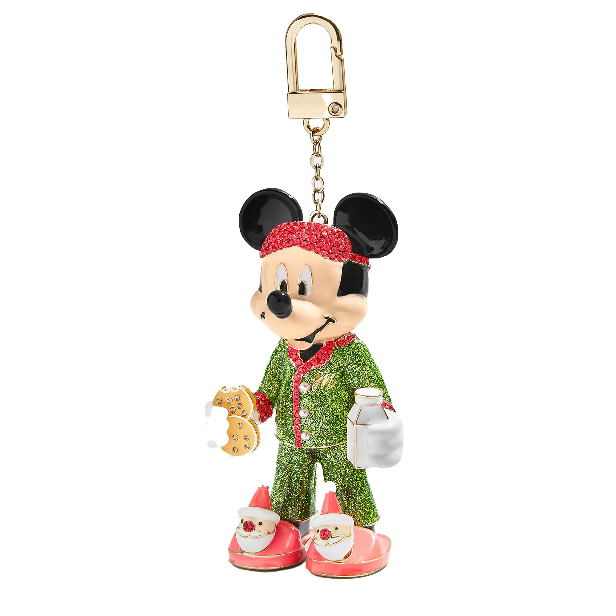 Mickey Mouse BaubleBar Christmas PJs Bag Charm | Fanatics