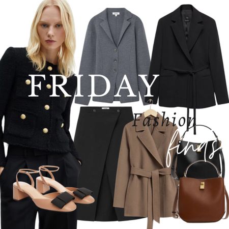 Friday Finds 

New in, winter fashion, tie belted jackets, winter skirts 

#LTKfindsunder100 #LTKSeasonal