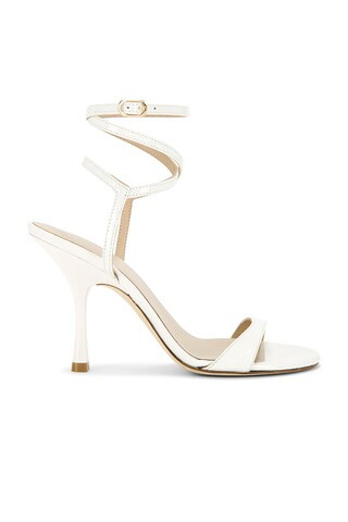 Stuart Weitzman Nudist Wrap 100 Sandal in Cream from Revolve.com | Revolve Clothing (Global)